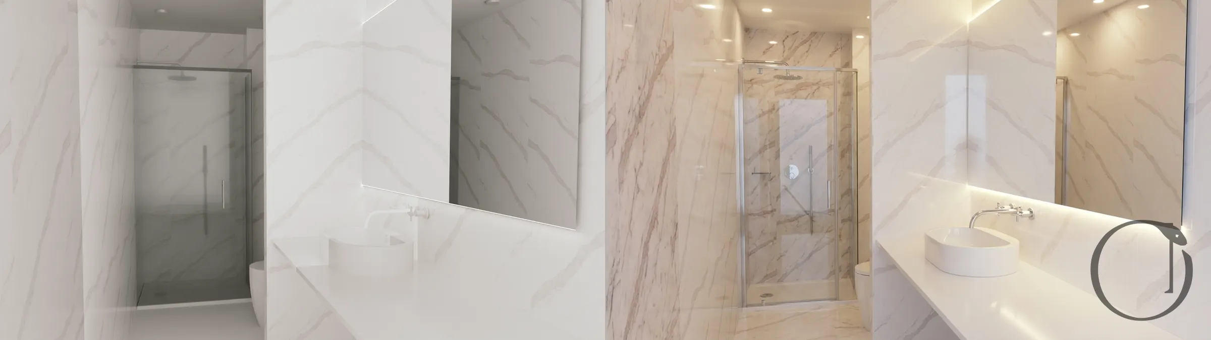 Marble Restroom — Scene 1